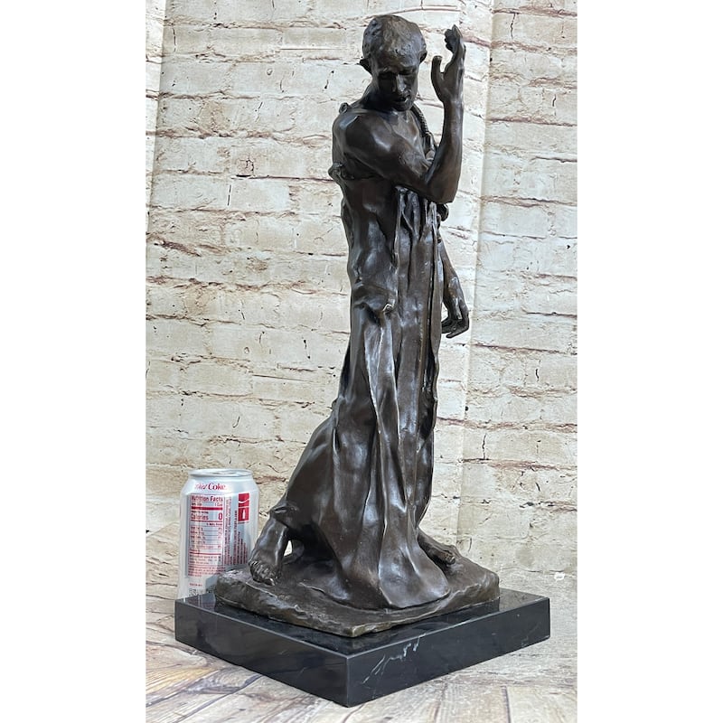 Pierre De Wissant Burghers Of Calais Bronze Statue Sculpture By Auguste Rodin