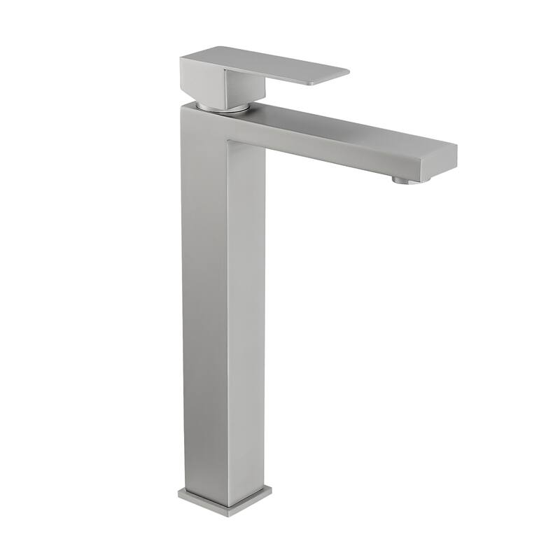 Topcraft Stainless Steel Single Handle Bathroom Sink Faucet