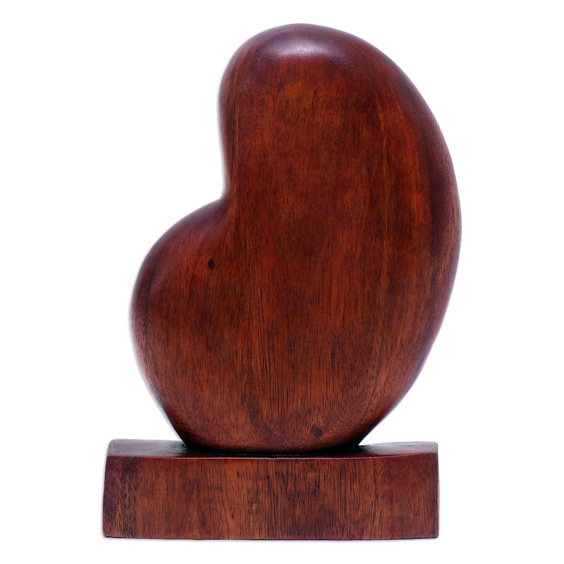 Novica Handmade Graceful Woman Wood Sculpture