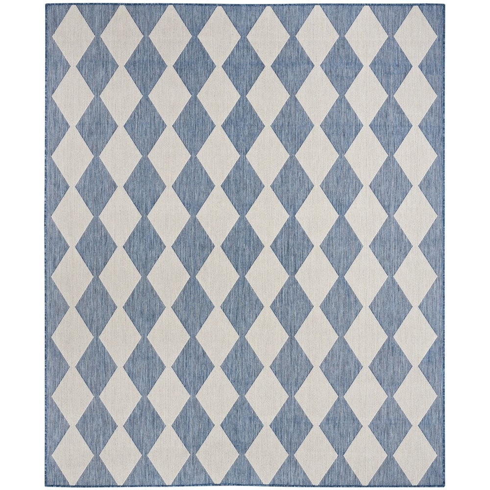 Nourison Positano Indoor/Outdoor Geometric Area Rug