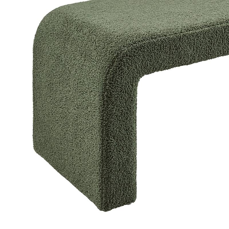 INK+IVY Steve Boucle Waterfall Bench