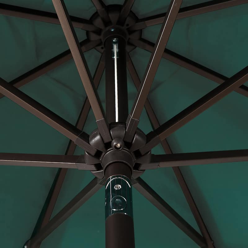 Holme 9-foot Steel Market Patio Umbrella with Tilt-and-Crank