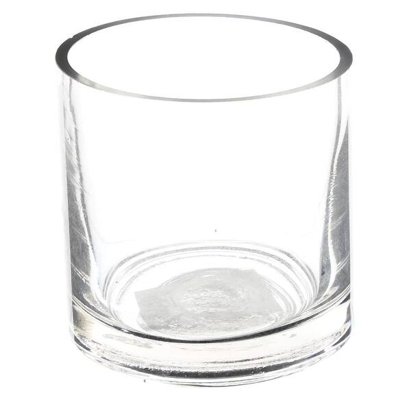 Shop Afloral Clear Cylinder Glass Vase 5 X 5 5 X 5 Overstock