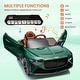 preview thumbnail 5 of 4, Ride On Car Licensed Bentley Bacalar w/Remote Control Green