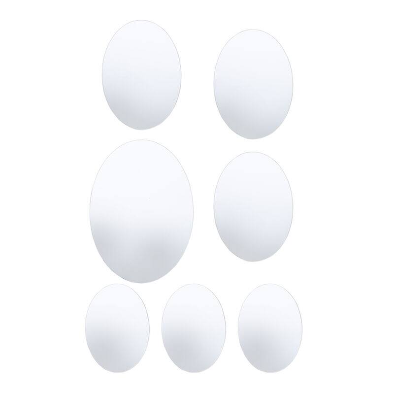 Elements Set of 7 Oval Wall Mirrors