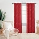 preview thumbnail 17 of 113, Deconovo Gold Line 52 Width Curtain Panel Pair (2 Panel)