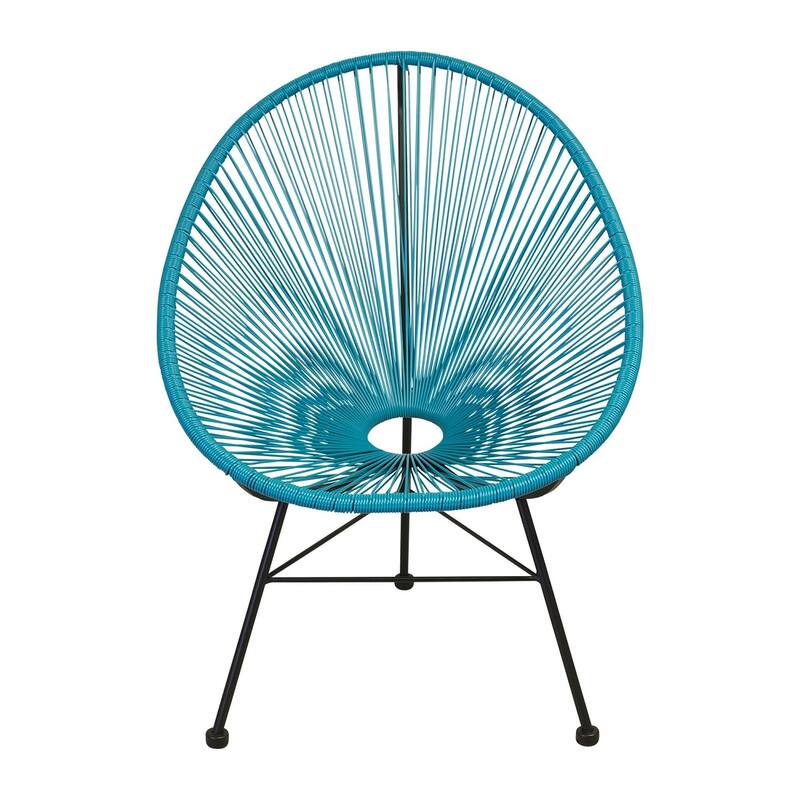 Acapulco Kids Chair - Turquoise - H26 x W22 x D24