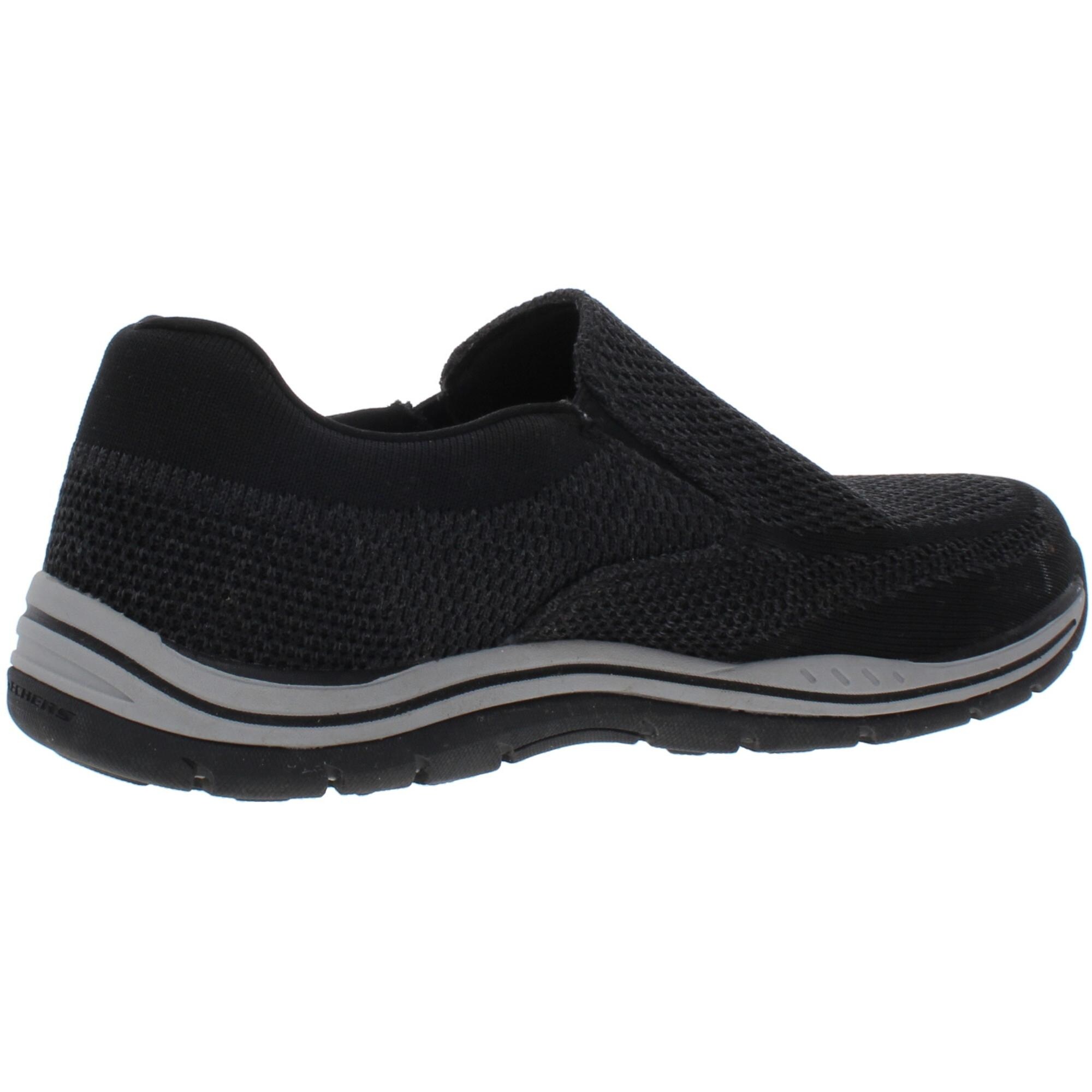 Shop Skechers Mens Expected Gomel Casual Shoes Knit Slip On
