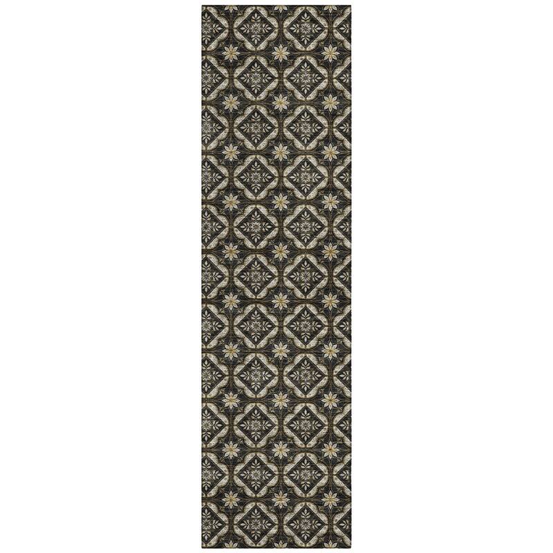 Machine Washable Indoor/ Outdoor Contemporary Granby Chantille Rug