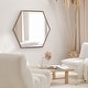 preview thumbnail 7 of 54, Kate and Laurel McNeer Glam Hexagon Framed Wall Mirror