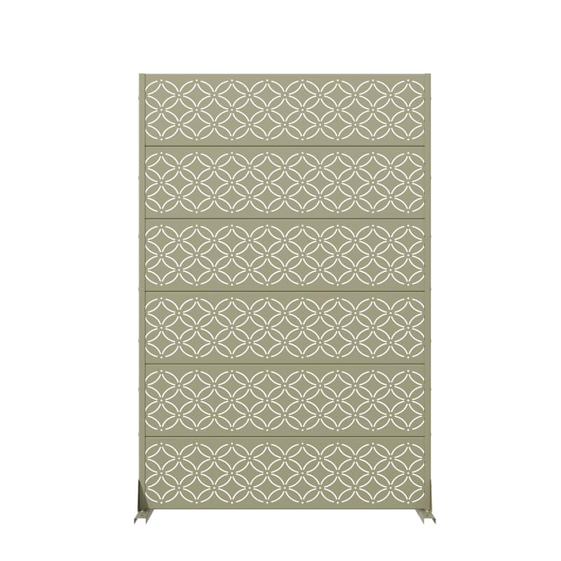 Palace Metal Privacy Screen Panel Free Standing