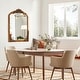 preview thumbnail 59 of 66, Arched Full-Length Solid Wood Carving Floor Mirror