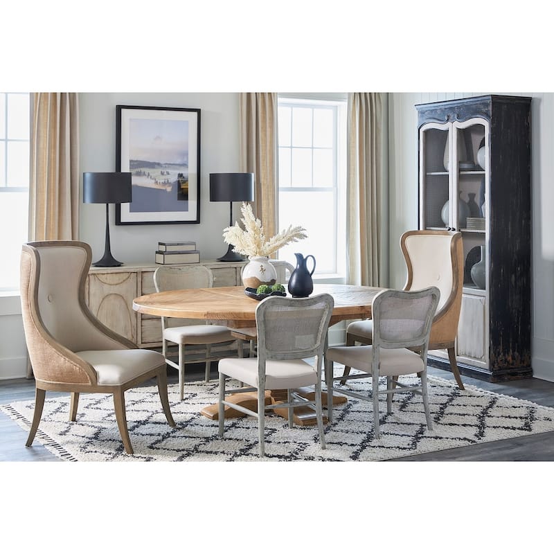 Manor House 60" Reclaimed Elm Dining Table, Brown