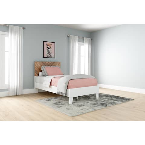 Piperton Panel Platform Bed with Headboard