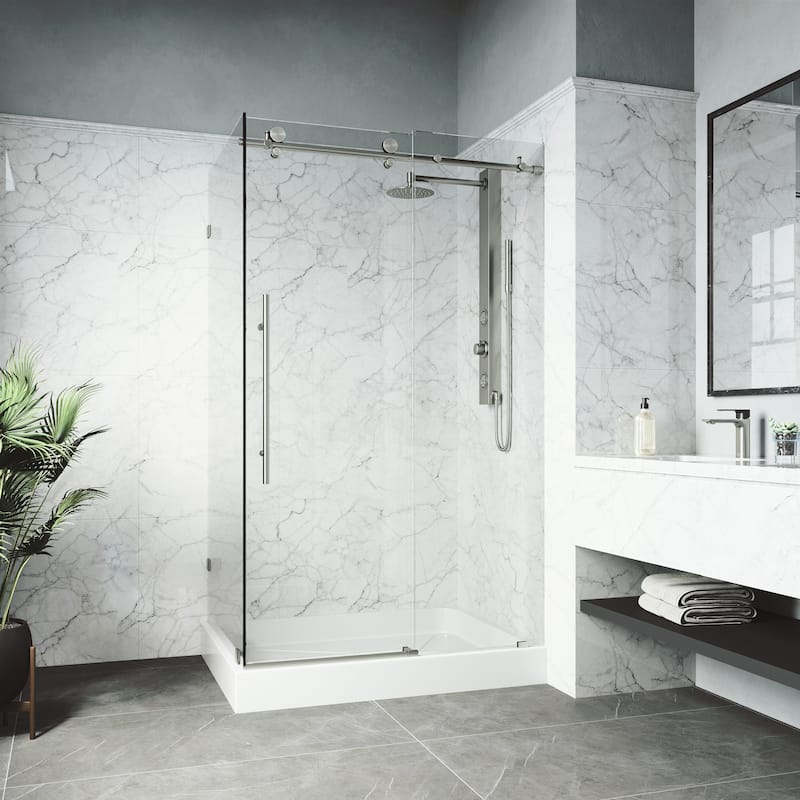 VIGO Elan E-Class Frameless Sliding Shower Enclosure
