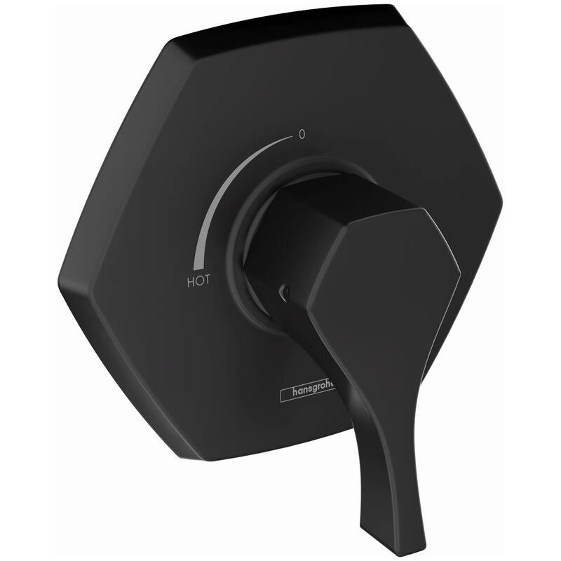 Hansgrohe Locarno Pressure Balanced Valve Trim Only with Single Lever - Matte Black