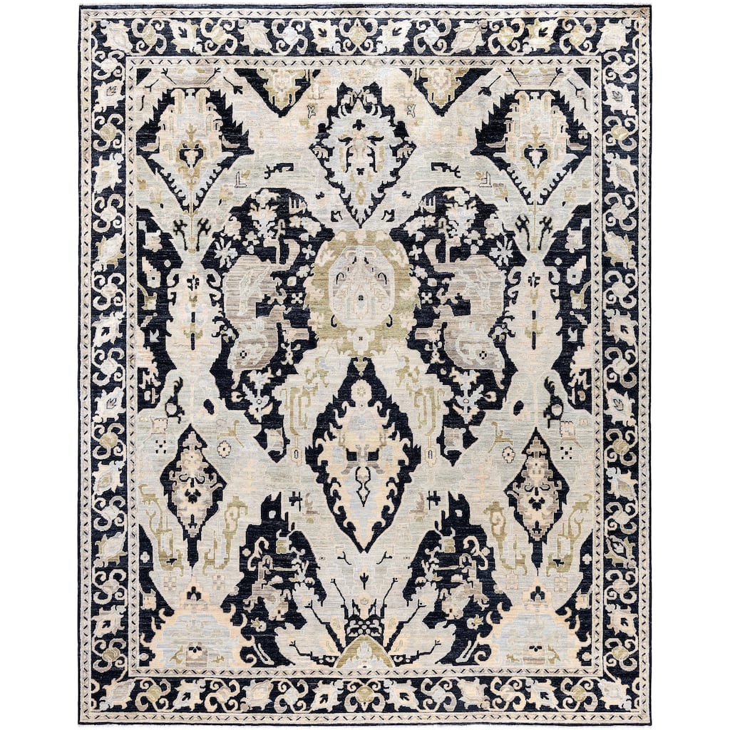 Serapi One-of-a-Kind Hand-Knotted Area Rug - Black - 7' 11" x 9' 10"
