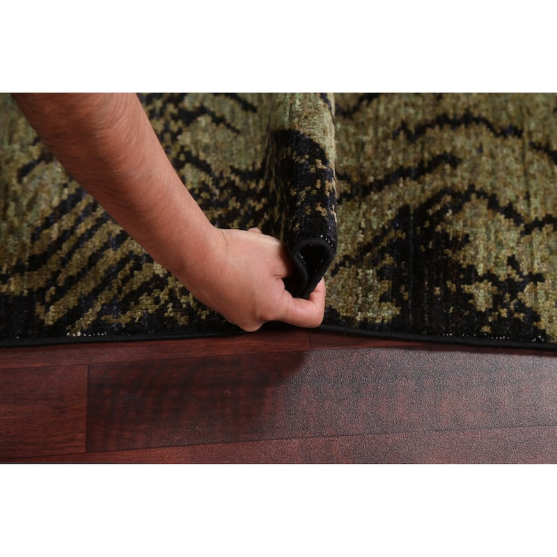 Abstract Design Gabbeh Persian Wool Area Rug Handmade Bedroom Carpet - 5'6" x 8'0"