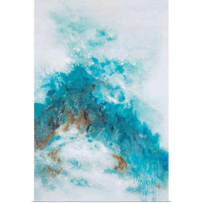 "Aqua Sea Spray" Poster Print