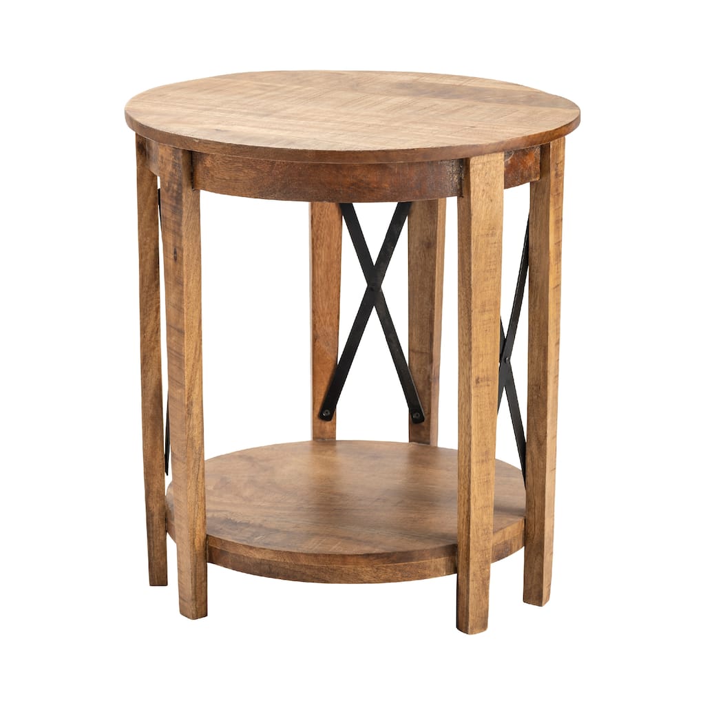 Sutton Creek End Table - 25'' H x 23'' W x 23'' D