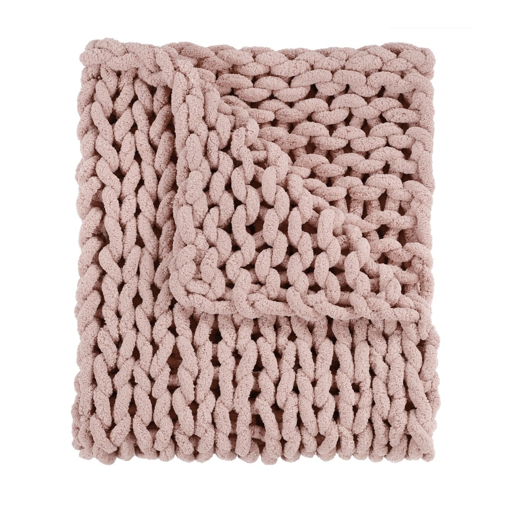 Donna Sharp's Chunky Chenille Polyester Throw