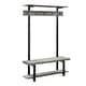 preview thumbnail 5 of 11, Carbon Loft Lawrence Entryway Hall Tree with Bench and Coat Hooks