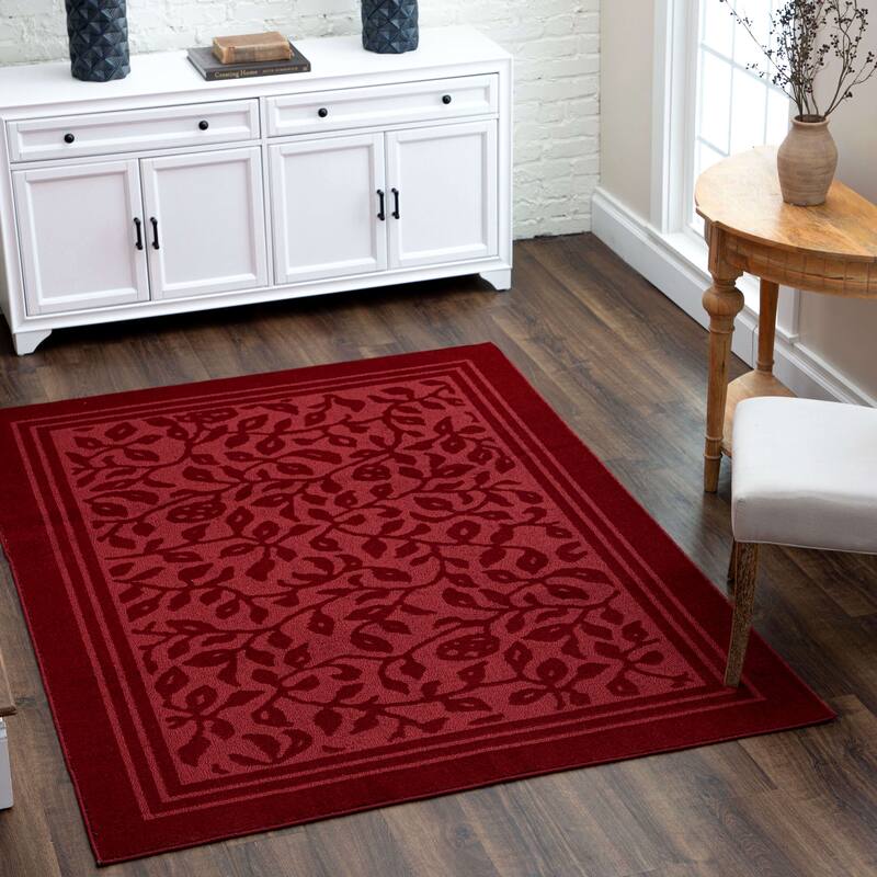 Mohawk Home Wellington Botanical Machine Washable Area Rug