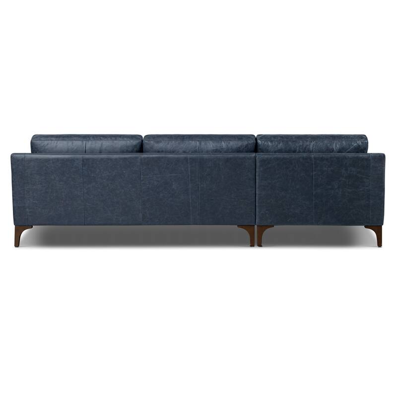 Poly & Bark Sorrento Sectional - Genuine Italian Leather