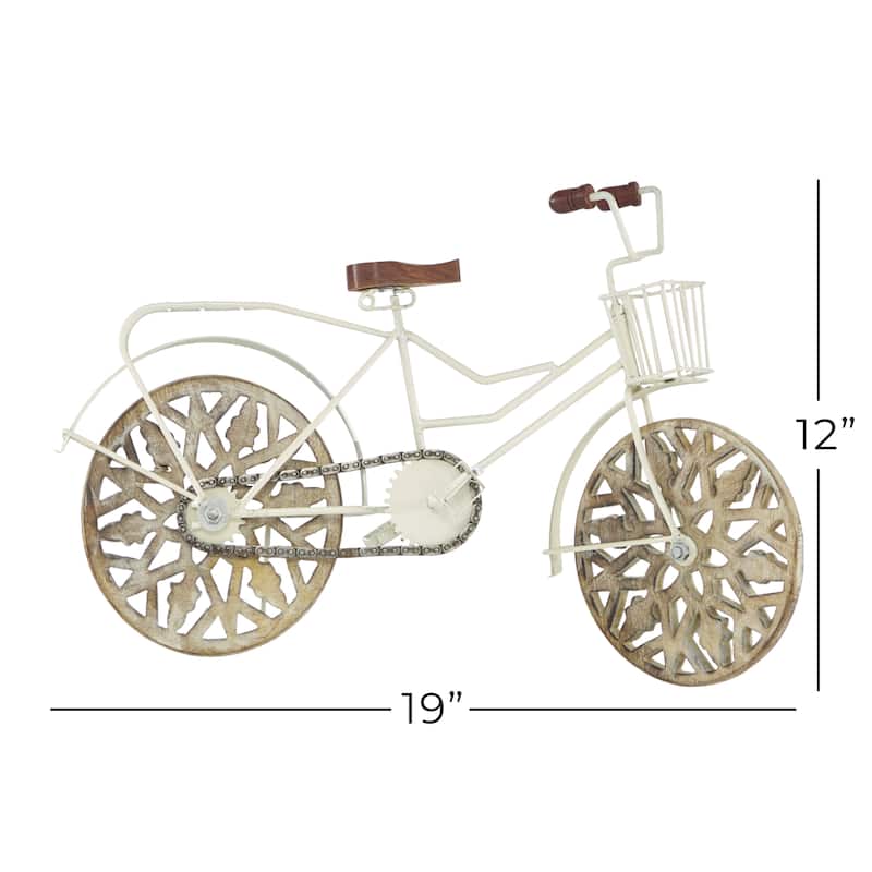 Iron Vintage Sculpture Bicycle 12 x 19 x 5 - 19 x 5 x 12