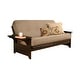 preview thumbnail 24 of 65, Copper Grove Dixie Espresso Full-size Futon Set with Bonded Leather Innerspring Mattress