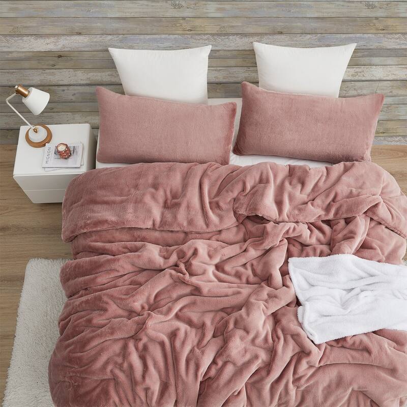 Buttercream Chunky Bunny - Coma Inducer® Oversized Comforter Set - Canyon Clay