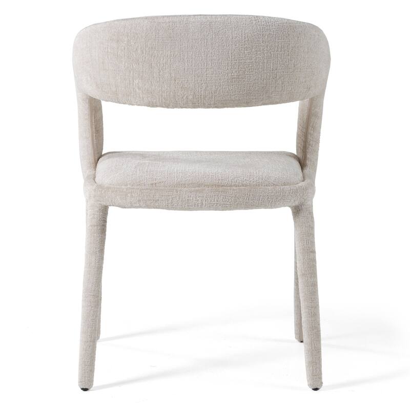 Modrest Faerron Modern Light Grey Fabric Dining Chair