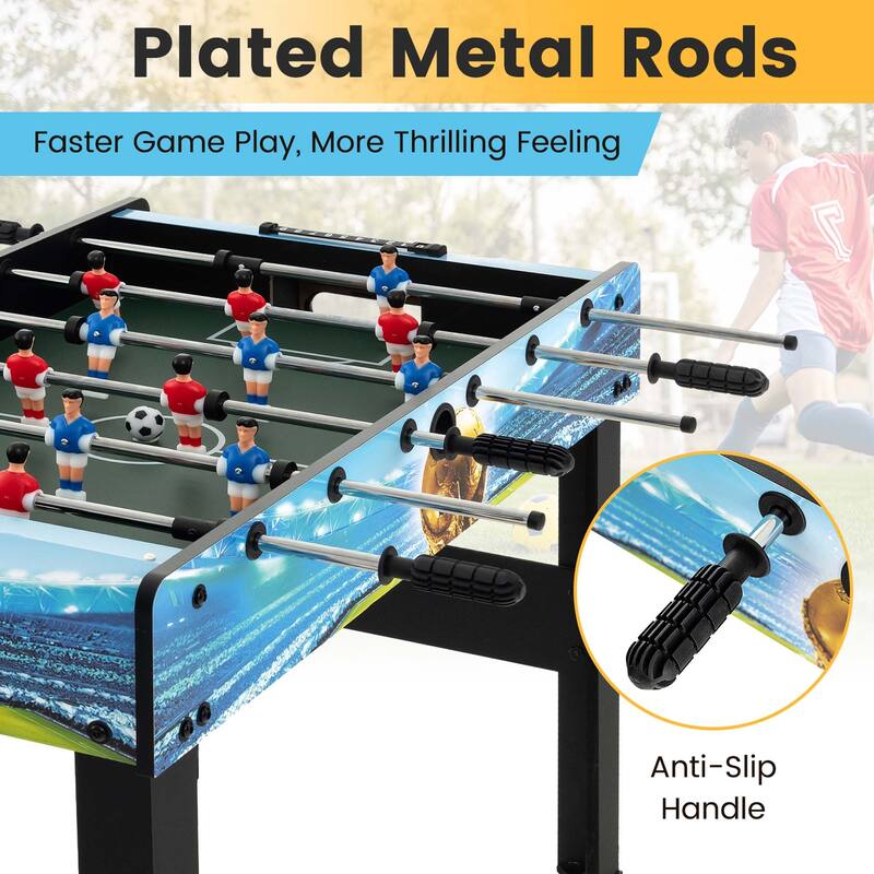 Costway 37 Inches Foosball Table with Removable Legs, 2 Balls and 2 - See Details