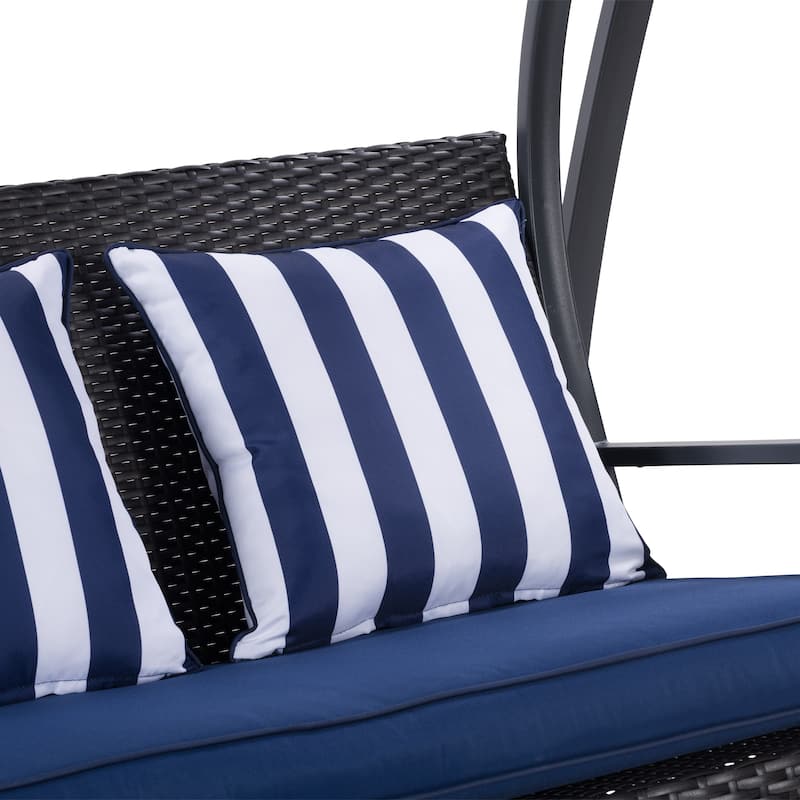CorLiving 3-Seat Patio Swing with Canopy