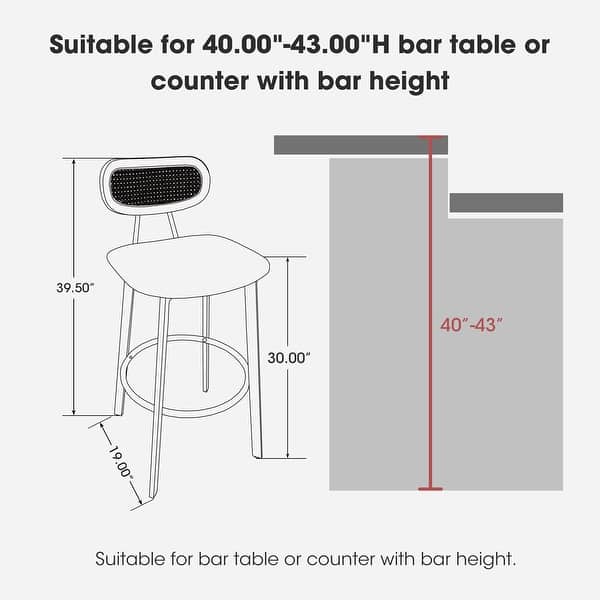 dimension image slide 0 of 6, Glitzhome Industrial Modern Adjustable Bar Table Rustic Steel 3-Piece Pub Sets