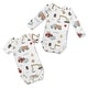preview thumbnail 1 of 3, Sweet Jojo Designs Red Blue Construction Truck Boy 0-6M Baby Clothes Bodysuits 2 Pack Transportation Bulldozer Grey Black White