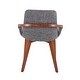 preview thumbnail 16 of 52, Carson Carrington Pugo Mid-Century Modern Chair Walnut Finish