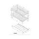 preview thumbnail 5 of 7, Twin over Twin Size Wooden Bunk Bed with Trundle,Can Be Divided Into Two Beds