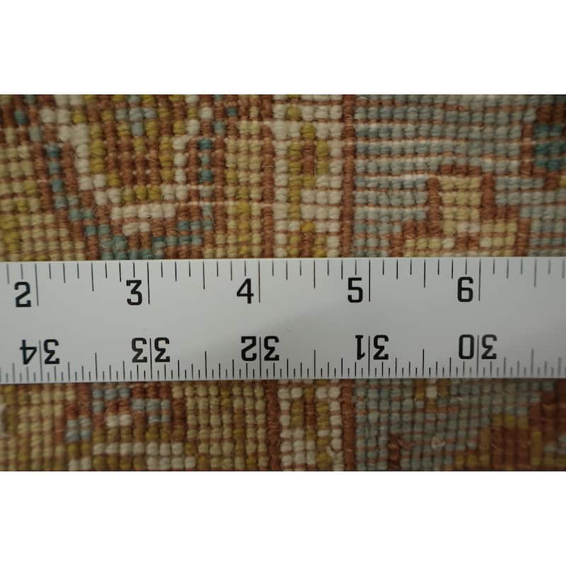 Hand Knotted Oriental 100% Wool Carpet Traditional Floral Navy Blue & Blues Ziegler Area Rug - 3' 2'' X 1' 10''