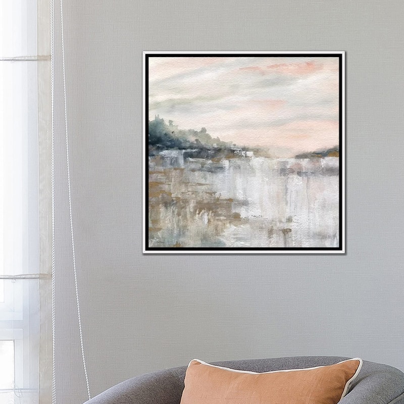 iCanvas "Crystal Falls" by Carol Robinson Framed Canvas Print