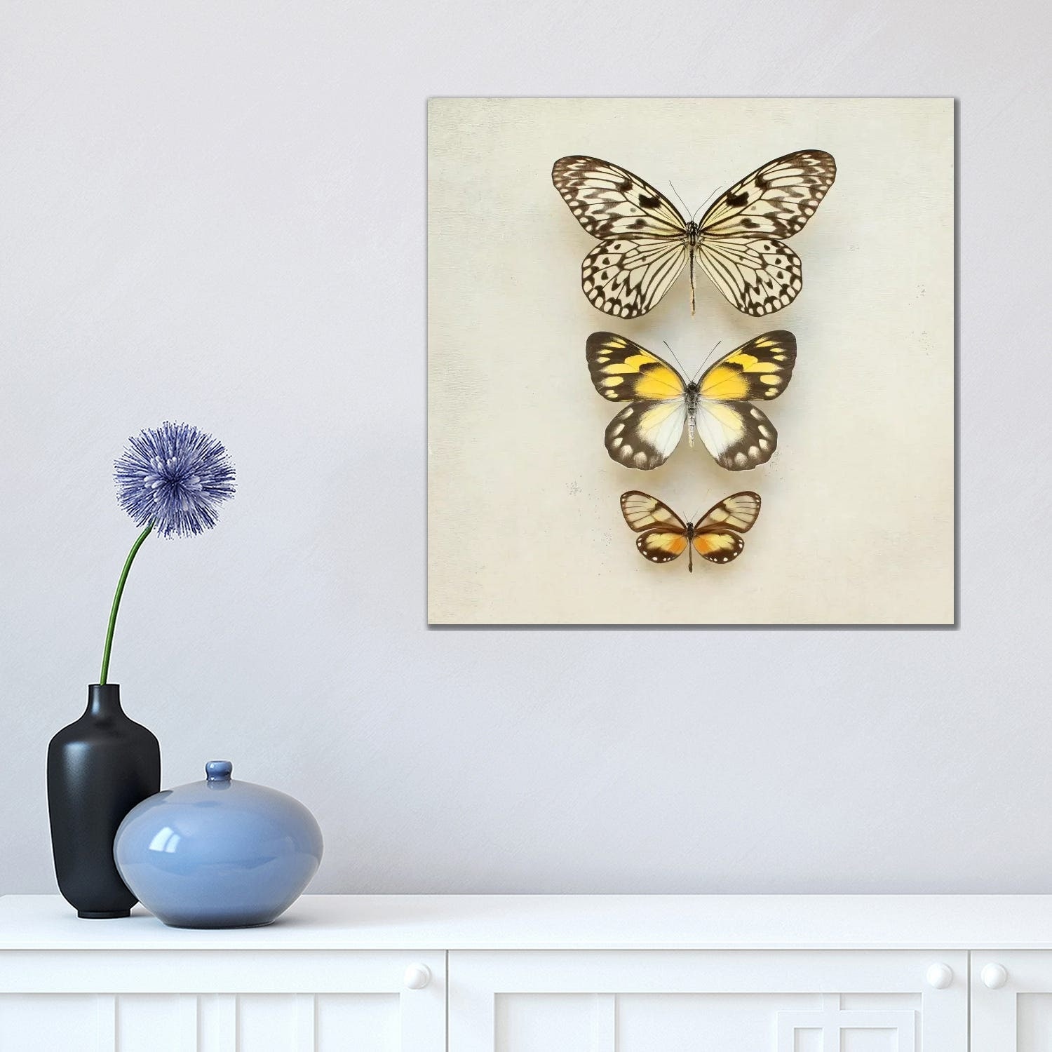 iCanvas Butterflies Three by Alyson Fennell Canvas Print - Bed Bath &  Beyond - 22512828