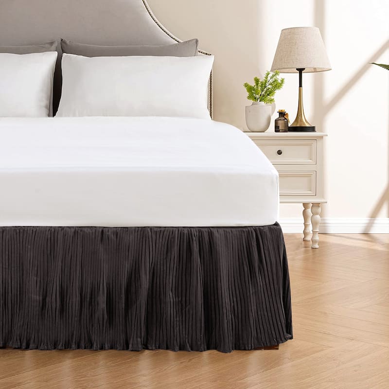 Serenta 18 Inch Drop Diamond Square Matching Bed Skirt