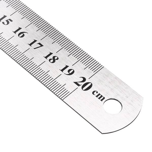 Shop 5 Pcs Steel Ruler 8 Inch Ruler Ruler Inches And Centimeters Measuring Ruler Overstock 27574645