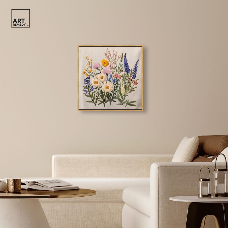 Needlepoint Prairie Posy Canvas by Art Remedy