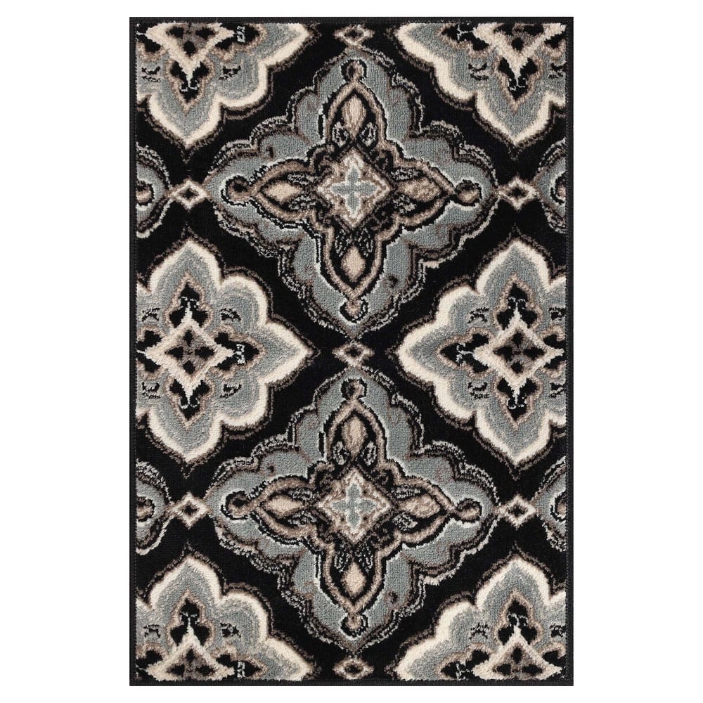 Superior Crawford Modern Medallion Indoor Runner or Area Rug
