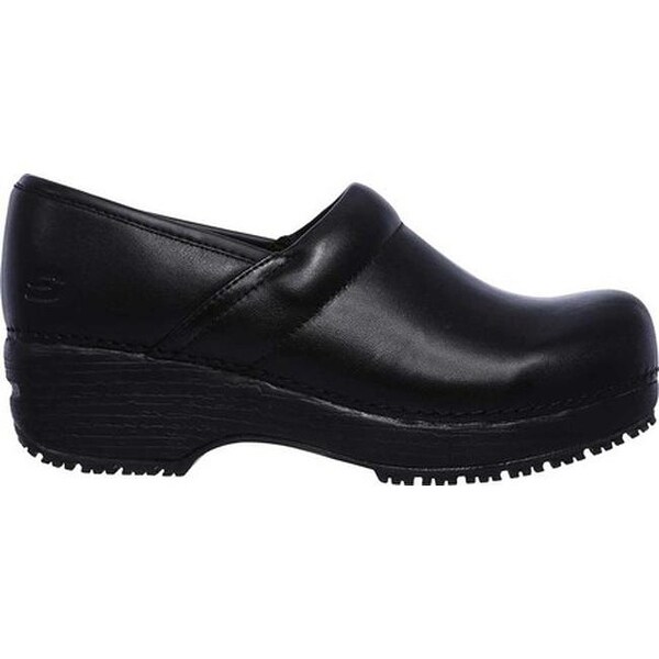 skechers women's soft toe work clog