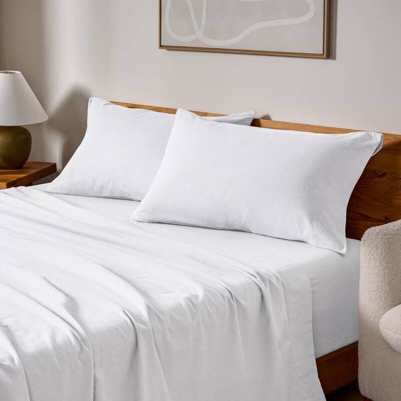 Bare Home Cotton Flannel Pillowcases (Set of 2)