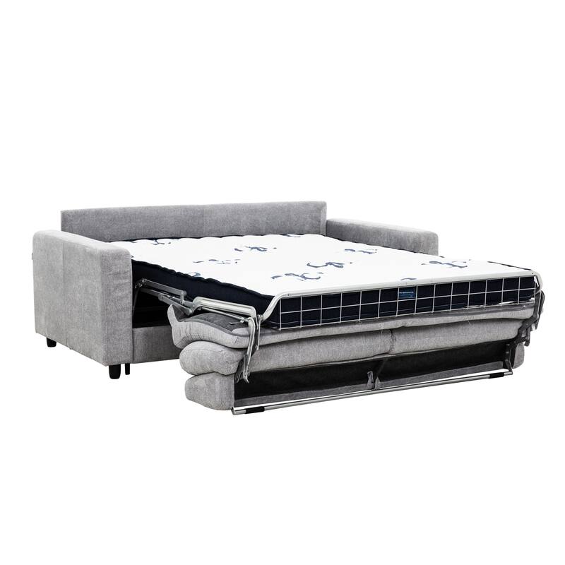 Stearns & Foster® Atillio 80 in.Queen Sleeper Sofa with Pocket Coil Mattress