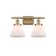 Option Brushed Brass / Matte White
