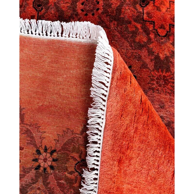 Fine Vibrance One-of-a-Kind Hand-Knotted Area Rug - Pink, 5' 1" x 5' 1" - 5' 1" x 5' 1"